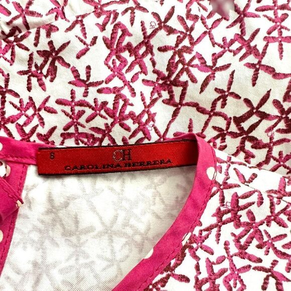 Carolina Herrera Kids Cotton Silk tiered Dress Size 6 - Picture 12 of 12